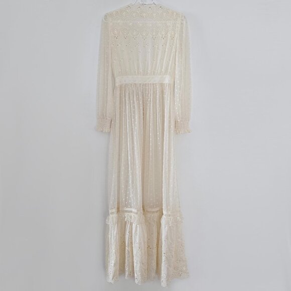SPELL Darling Duster Eggnog Size Small b93E - Picture 4 of 13